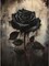 Black Rose Diamond Art Kits for Adults,Rose Flower Diamond Painting Kits for Adults Beginners,DIY 5D Diamond Dots with Full Drill Gem Art Crafts Kits for Home Wall Decor 12 X 16 Inch